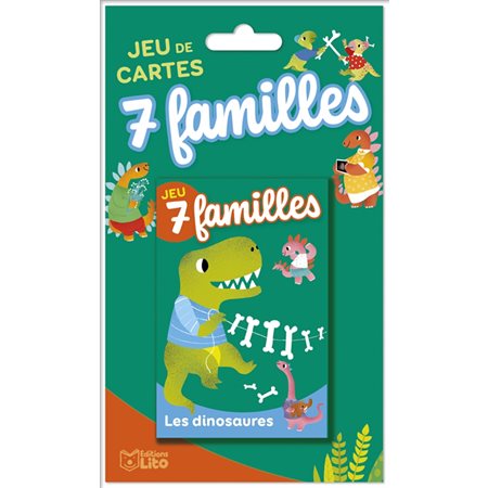 Jeu 7  familles: Les dinosaures