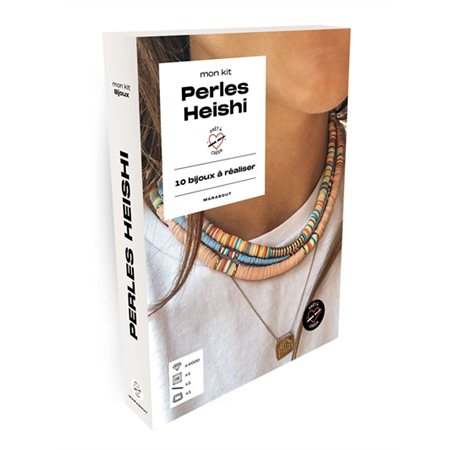 Mon kit perles heishi : 10 bijoux à réaliser