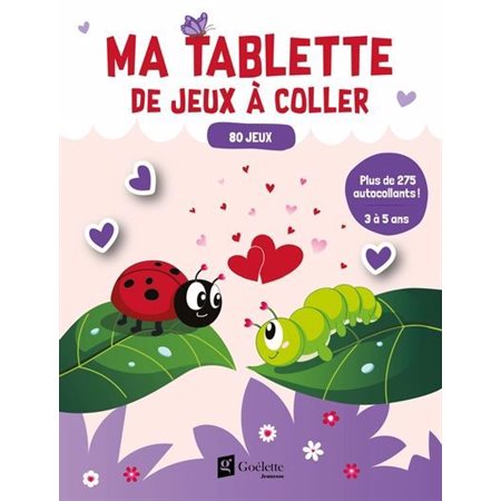 Ma tablette de jeux à coller