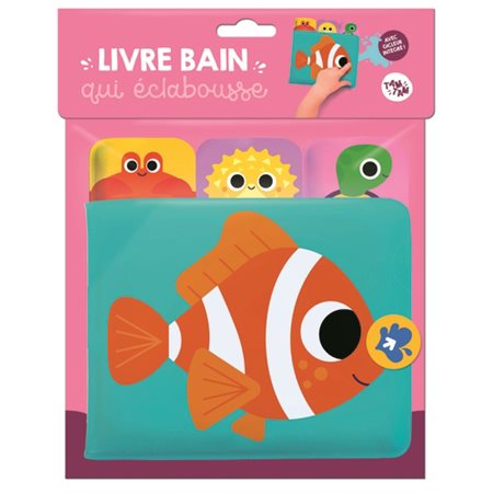 Poisson : livre bain qui éclabousse, Livre bain qui éclabousse