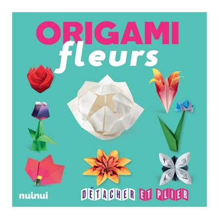 Origami fleurs, Détacher et plier