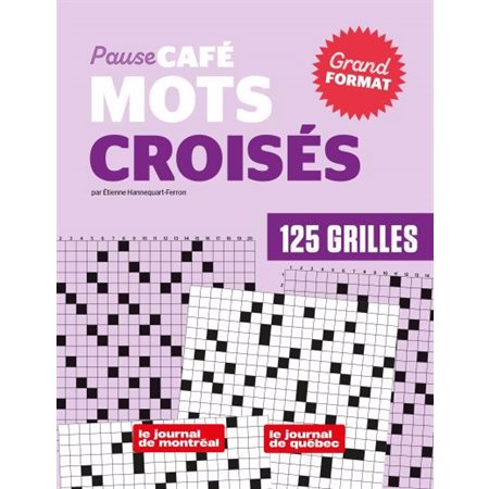 Mots croisés  No.1 : Grand format