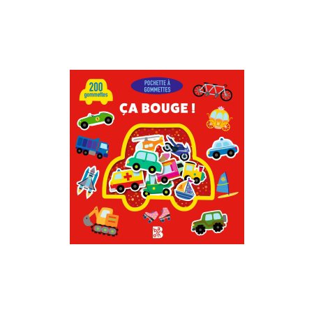 Ça bouge ! : 200 gommettes 3-4 ans