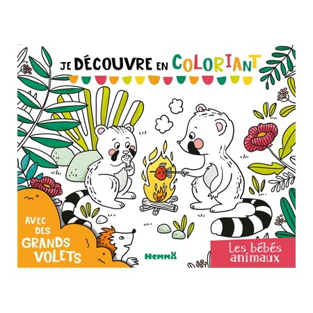 Je découvre en coloriant : Les bébés animaux