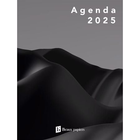 Agenda Élégance noir 2025  1X(N / R) BRISÉ