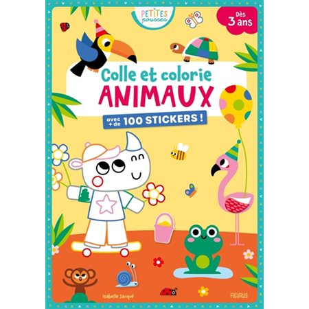 Animaux : colle et colorie