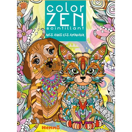 Color Zen scintillant : Mes amis les animaux