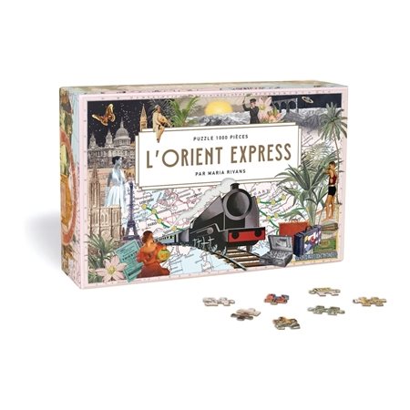 Puzzle L'orient express : 1000 pièces