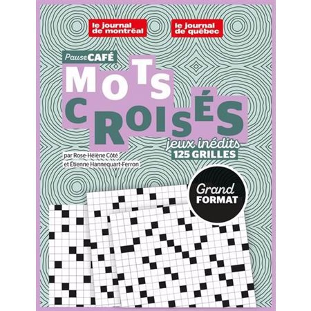 Pause Café: mots croisés