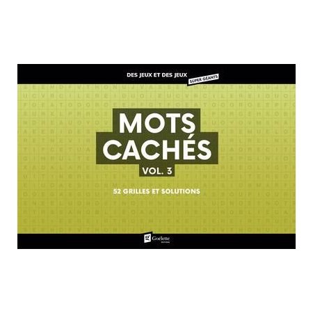 Mots Cachés vol 3 Super Géants