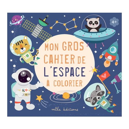 Mon gros cahier de l'espace à colorier