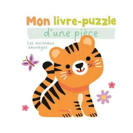 Les animaux sauvages, Mon livre-puzzle d'une pièce