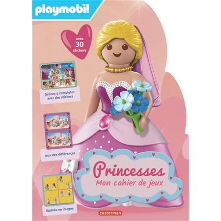Playmobil princesses : mon cahier de jeux