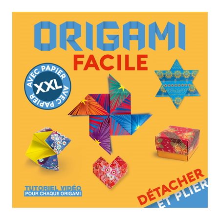Origami facile : avec papier XXL, Détacher et plier