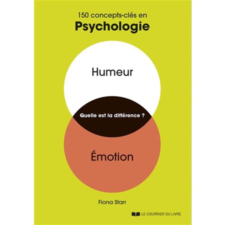 Humeur, émotion, quelle est la différence ? : 150 concepts-clés en psychologie, 150 concepts-clés
